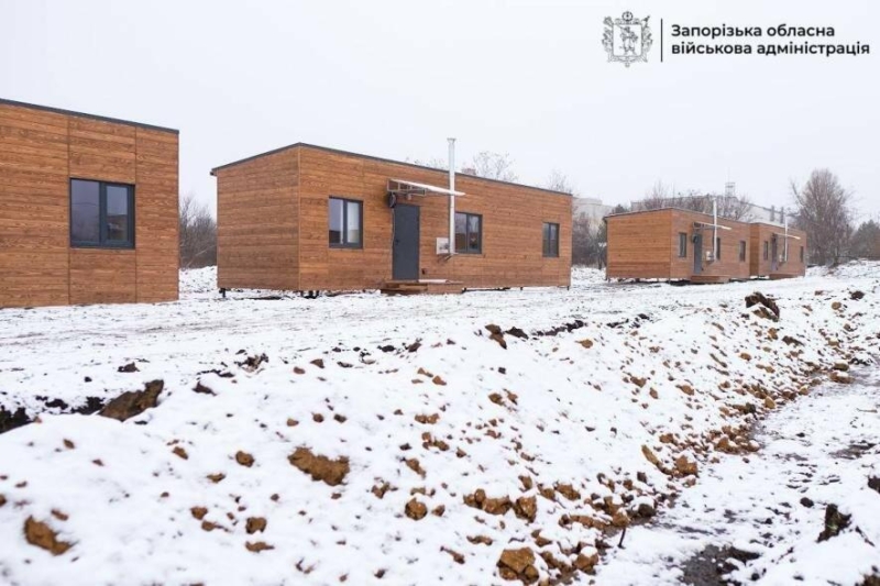 У Запоріжжі будівництво модульного містечка для ВПО майже завершено