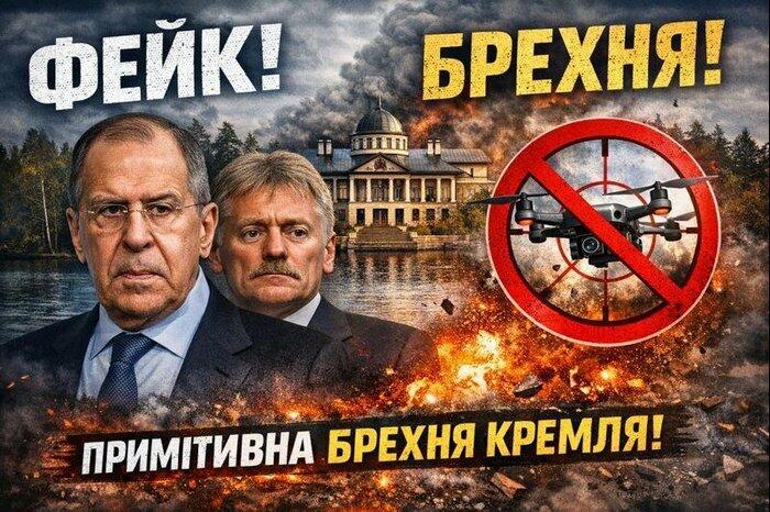 Україна спростувала звинувачення РФ у "спробі удару" по резиденції Путіна