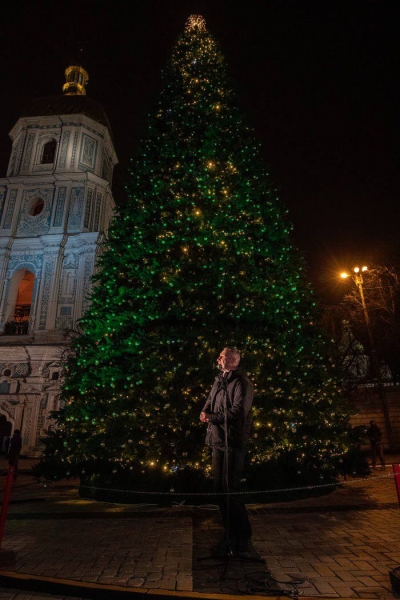У Києві відкрито головну ялинку країни (фото)