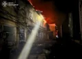 Росія знову атакувала Фастів. Палали будинки, пошкоджено адмінбудівлі (фото)