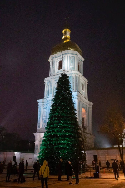У Києві відкрито головну ялинку країни (фото)