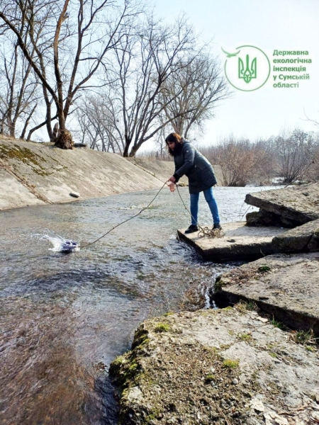 Держекоінспекція перевірила якість води в р.Сумка та її притоках