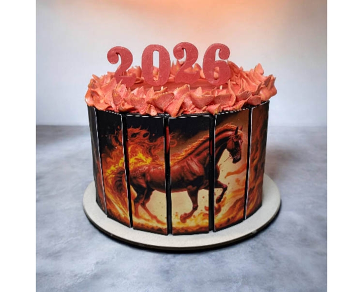 Дніпрянин презентував символічний торт 2026 року