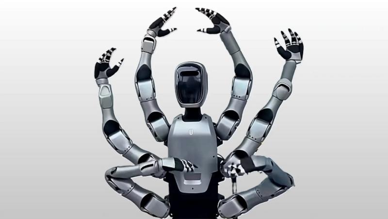 Шива, потримай моє пиво: китайська компанія Midea представила промислового андроїда Miro U з шістьма руками