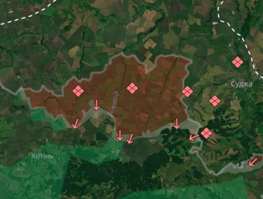 Окупанти просунулися біля Кіндратівки на Сумщині