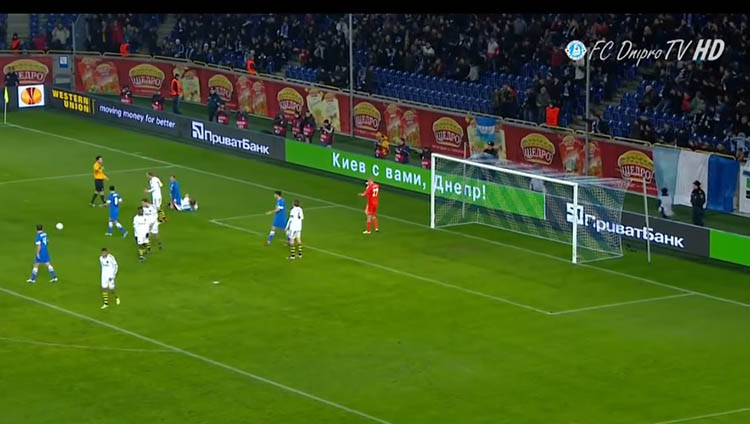 У цей день «Дніпро» яскраво переміг у єврокубковому матчі