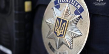 У центрі Сум п’яний водій проїхав на червоний, тікав від копів та врізався в дорожній знак