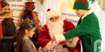 У Луцьку організували масштабний Різдвяний ігроленд для дітей громади. ФОТО