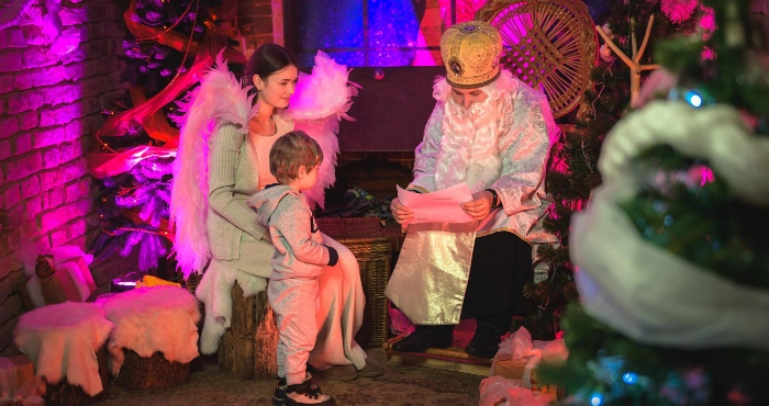 У Луцьку за три дні Резиденцію Святого Миколая в укритті відвідали 700 дітей