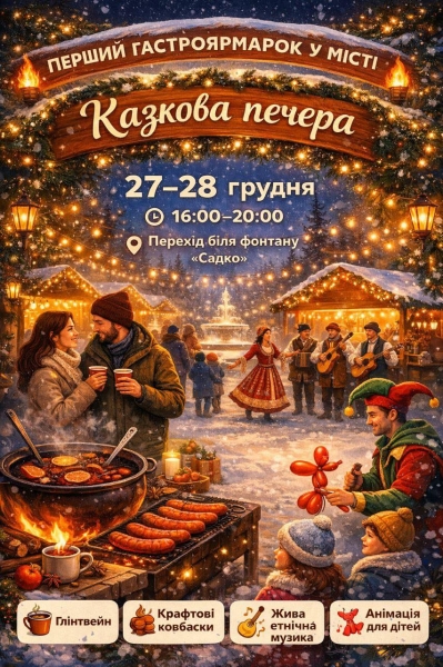 У Сумах проведуть благодійний гастроярмарок у підземному переході біля &laquo;Садко&raquo;