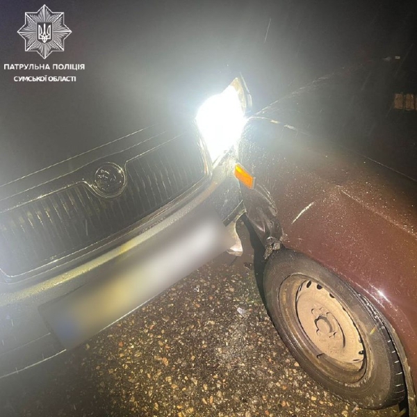 У Сумах сталася ДТП, коли водій виїхав на зустрічну смугу