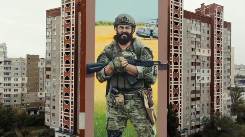 У відеозверненні Президента з нагоди Дня Збройних Сил України показані мурали в Україні та світі, присвячені українським захисникам