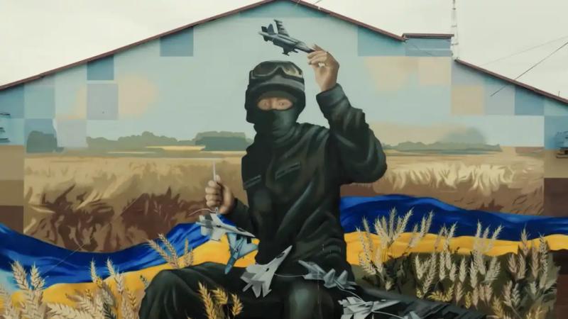 У відеозверненні Президента з нагоди Дня Збройних Сил України показані мурали в Україні та світі, присвячені українським захисникам