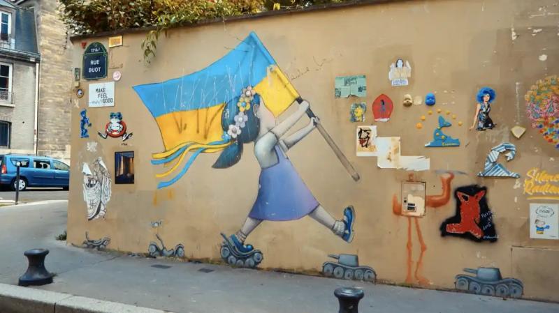 У відеозверненні Президента з нагоди Дня Збройних Сил України показані мурали в Україні та світі, присвячені українським захисникам
