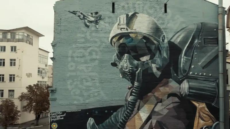 У відеозверненні Президента з нагоди Дня Збройних Сил України показані мурали в Україні та світі, присвячені українським захисникам