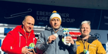 “Вітаємо із золотою медаллю”: спортсмен з Тернопільщини Андрій Мандзій став переможцем гонки Кубка націй (ФОТО)