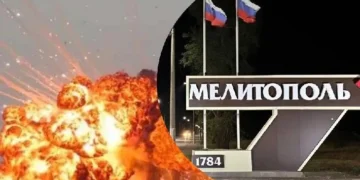 Протикорабельна ракета «Нептун», дрони та спалахи біля аеродрому: ніч потужних вибухів у Мелітополі та Бердянську