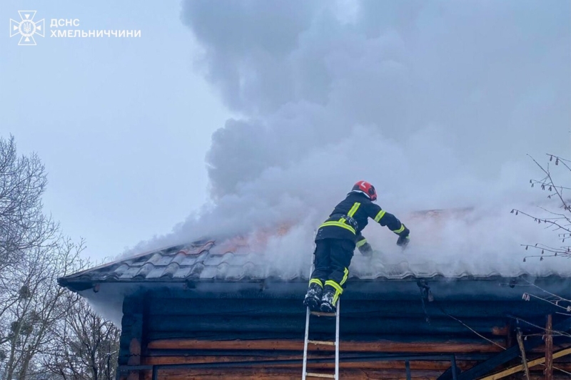 ДСНС ліквідувала шість пожеж у населених пунктах Хмельницької області