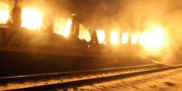 П’ятеро людей загинули унаслідок російського удару по потягу на Харківщині