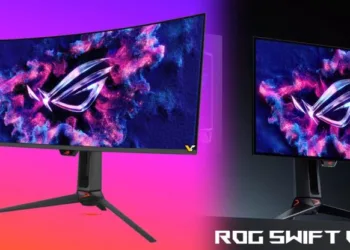 ASUS представила два геймерських монітори лінійки ROG Swift: 27” 4K-Tandem OLED та ультраширокий 34” QD-OLED з частотою 360 Гц