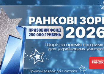 Премія “Ранкові зорі – 2026”: освітян Хмельниччини запрошують до участі