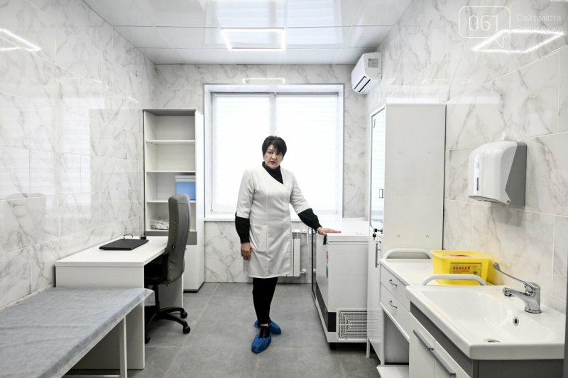 У Запоріжжі завершується ремонт першої в місті амбулаторії змішаного типу: як виглядають приміщення та які послуги там надаватимуть