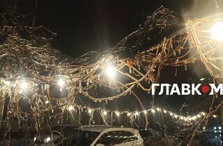 Київ та область накрив рідкісний крижаний дощ: неймовірні фото небезпечної стихії