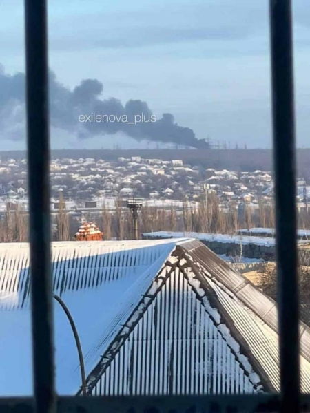 Українські дрони атакували електропідстанцію в окупованому Луганську, - ФОТО, ВІДЕО