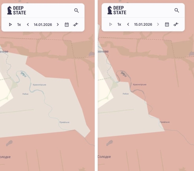 Ворог просунувся у Гуляйполі і біля адмінкордону Запорізької і Дніпропетровської областей, &ndash; DeepState