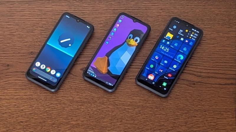 Представлено NexPhone &mdash; унікальний смартфон, що запускає Android, Linux та Windows 11 і може використовуватися як кишеньковий міні-PC