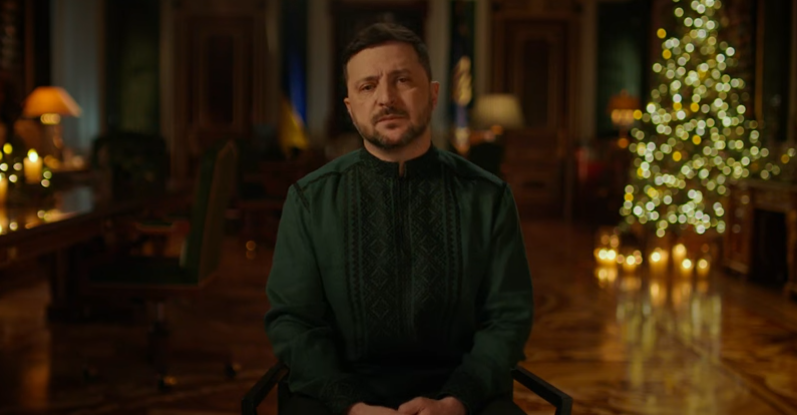 Зеленський у новорічному зверненні закликав українців: вірити в мир і боротися за нього