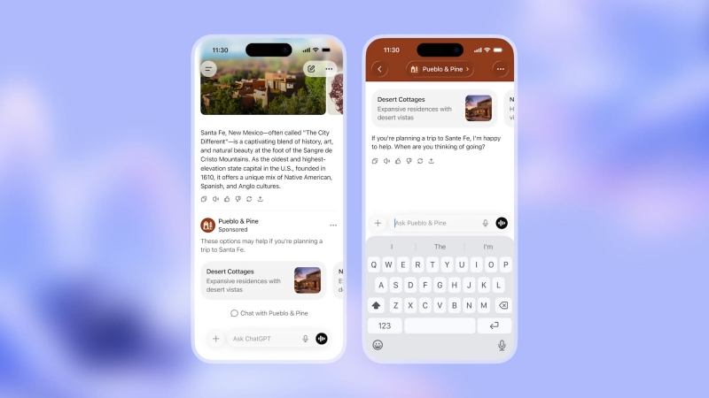 OpenAI готується запустити рекламу в ChatGPT для безкоштовного плану та підписки Go