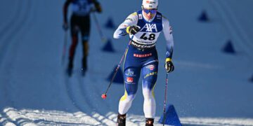 Лижні гонки. Розрив у 0.7 секунди. Ілар виграла розділку, Діггінс – 4-та