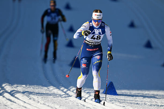 Лижні гонки. Розрив у 0.7 секунди. Ілар виграла розділку, Діггінс &ndash; 4-та