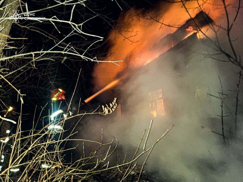 На Роменщині вогнеборці тричі ліквідовували загоряння житлових будинків