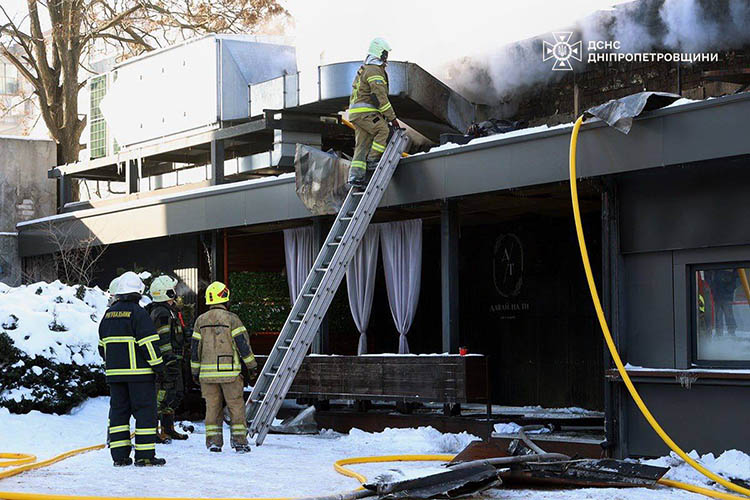 &nbsp;У Дніпрі горів відомий ресторан