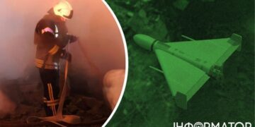 Під ранок ночі на вівторок 20 січня проклятюща росія знову вдарила по Дніпру: в місті двоє поранепних і багато руйнувань