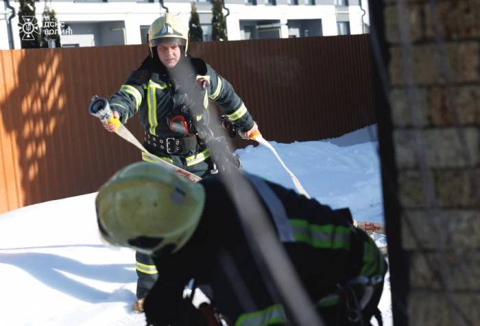 У селі біля Луцька загорілася котельня у будинку. ФОТО
