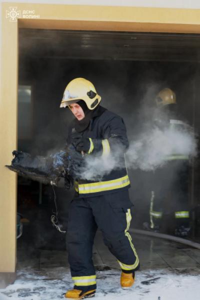 У селі біля Луцька загорілася котельня у будинку. ФОТО