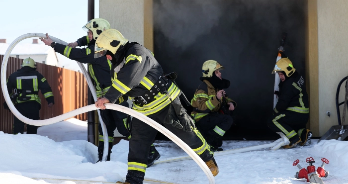 У селі біля Луцька загорілася котельня у будинку. ФОТО