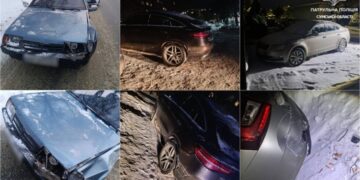 У Сумах п’яний водій скоїв дві ДТП і покинув місця аварій