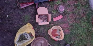 У жителя Сумщини правоохоронці виявили автомат, набої та міни