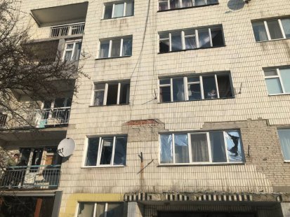 Внаслідок ранкового вибуху в Сумах постраждали двоє людей