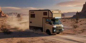 Мініатюрну японську вантажівку перетворили на доступний чотиримісний автодім (ФОТО)