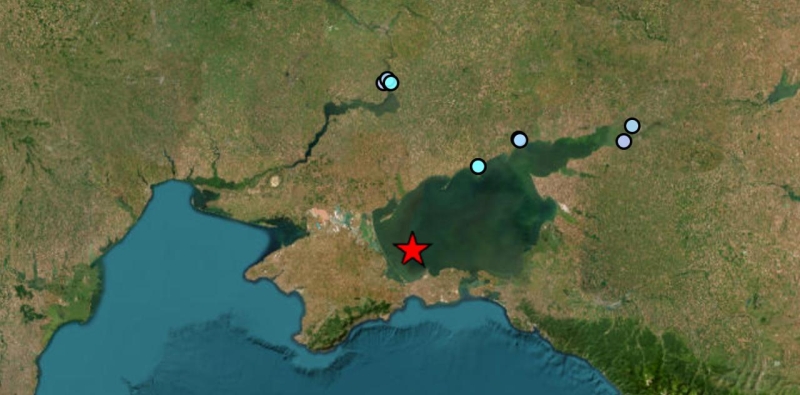 Сильний землетрус в Азовському морі: поштовхи відчули в багатьох областях України