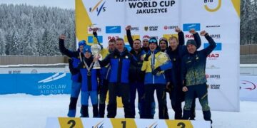 Паралімпійська збірна України стала першою в Кубку світу з лижних гонок