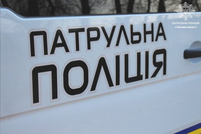 П&rsquo;яного водія, позбавленого права керування, зупинили вночі сумські патрульні