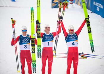 У чоловічому мас-старті на 50 км п’єдестал виявився «однокольоровим»