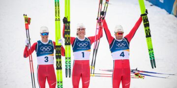 У чоловічому мас-старті на 50 км п’єдестал виявився «однокольоровим»