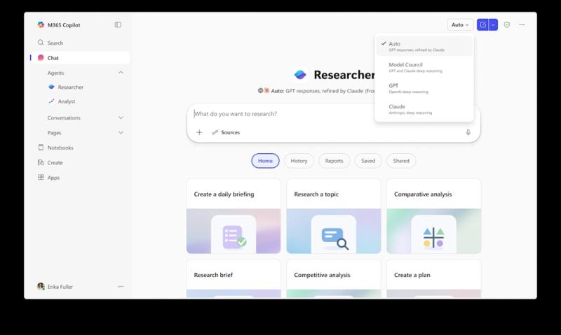 Microsoft додала функцію Critique, яка дає змогу моделям OpenAI та Anthropic працювати послідовно